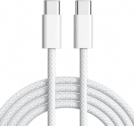 60W Braided USB-C to USB-C 1meter Charging Cable