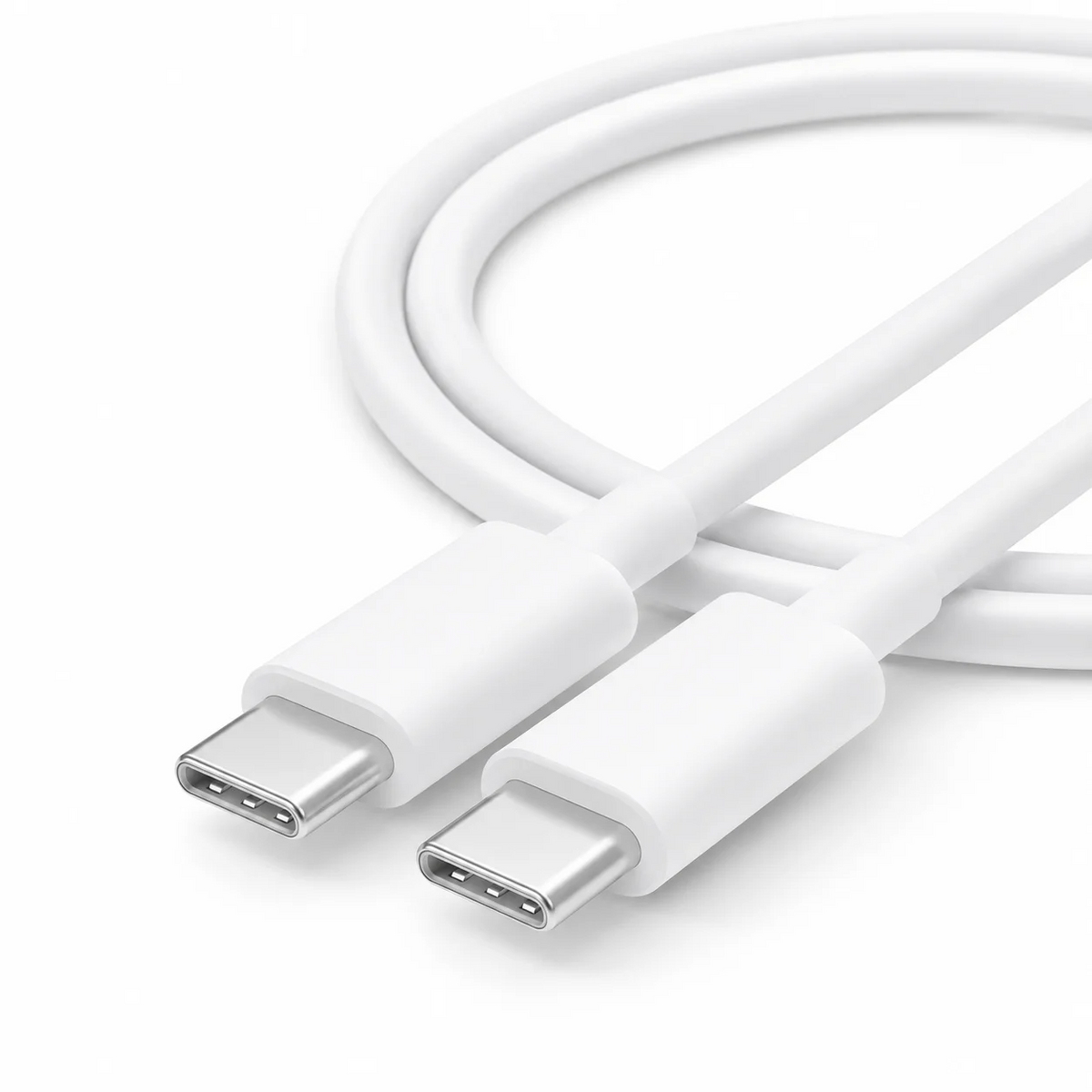 USB-C to USB-C Charging Cable – White
