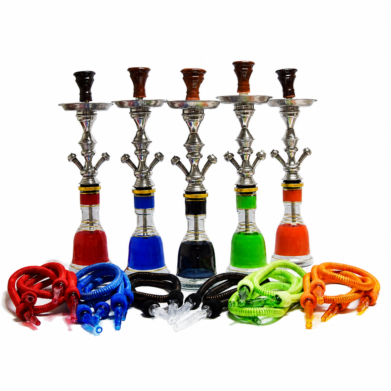 Egyptian Hookah 2 Pipe Large
