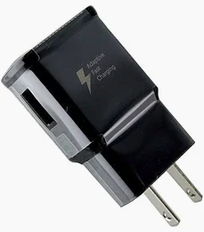 Travel Adapter Black USB-A Port
