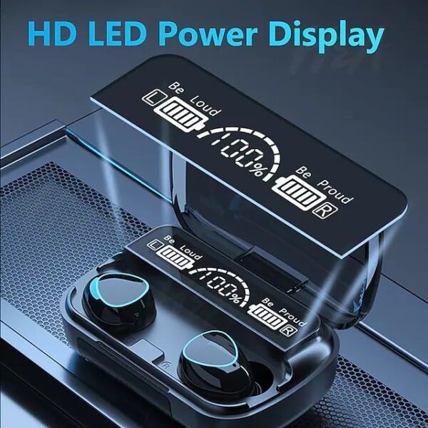 M10 Wireless Earphone with Power Bank Charging Case - Image 4