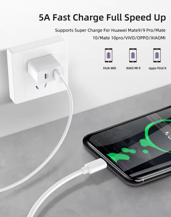 Fast Charging USB to Type-C Cable for Android<br> (Generic) - Image 5