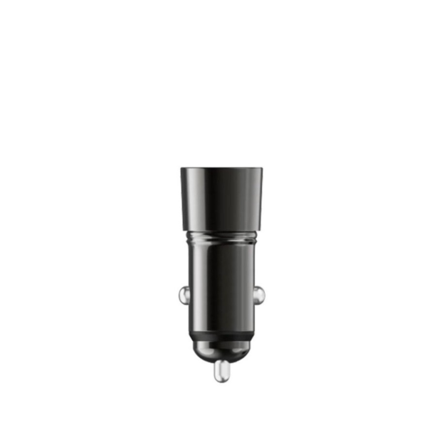 38W Dual Car Charger USB and Type-C Port - Black (Generic) - Image 4