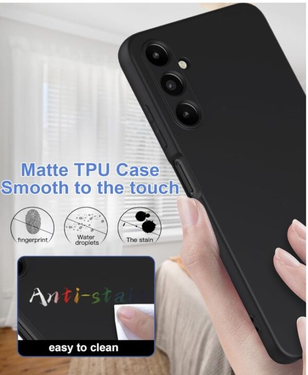 Cover For Samsung S24 FE - Silicone Cover For Samsung Galaxy S24 FE- Black - Image 3
