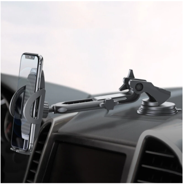 Flexible Arm Car Suction Cup Mobile Phone Holder (Generic) - Image 2