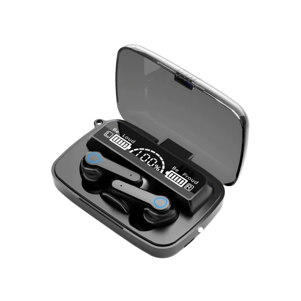 M19 Wireless Bluetooth In-Ear Earphones with LED Charging Box / Carry Case