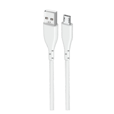 Fast Charging USB to USB to Micro Cable  for Android White (Generic)