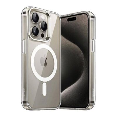 PhoneBoxx Clear MagSafe Case Shockproof Transparent Cover for iPhone 15 Pro