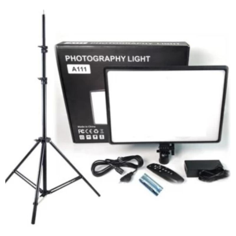 Professional Photography Light 6000K with Remote & Tripod