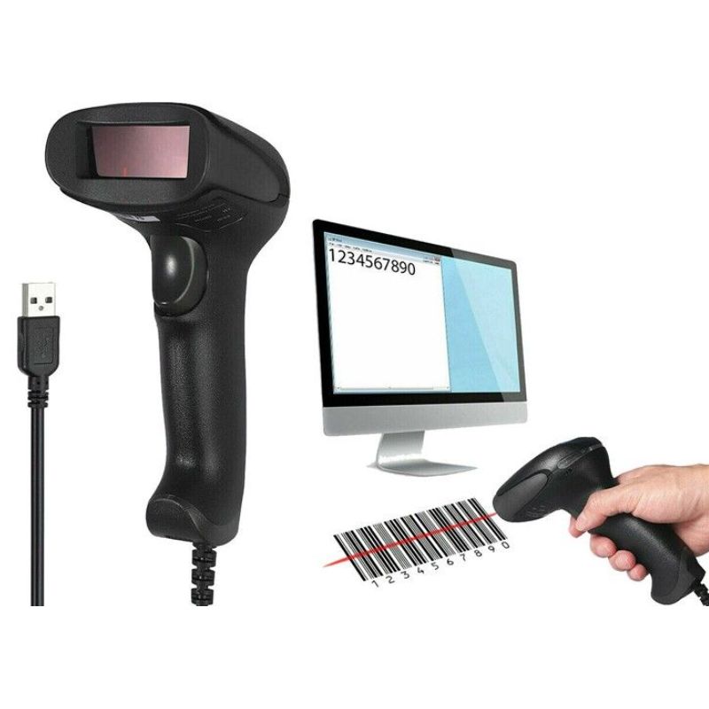 Andowl Q-A202 Laser Barcode Scanner – High-Speed Scanner - Image 4