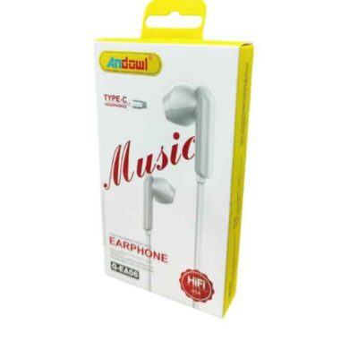 Andowl Earphone Type-C Q-EA06 – Wired Earphones for Type-C