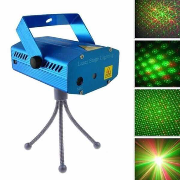 Mini Holographic Disco Projector with Motion & Auto Mode - Image 2