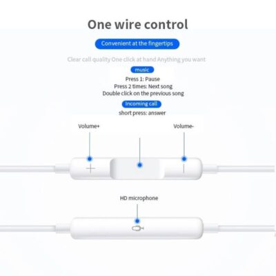 Lightning Wired Earphones for iPhones – Built-in Mic - Image 4
