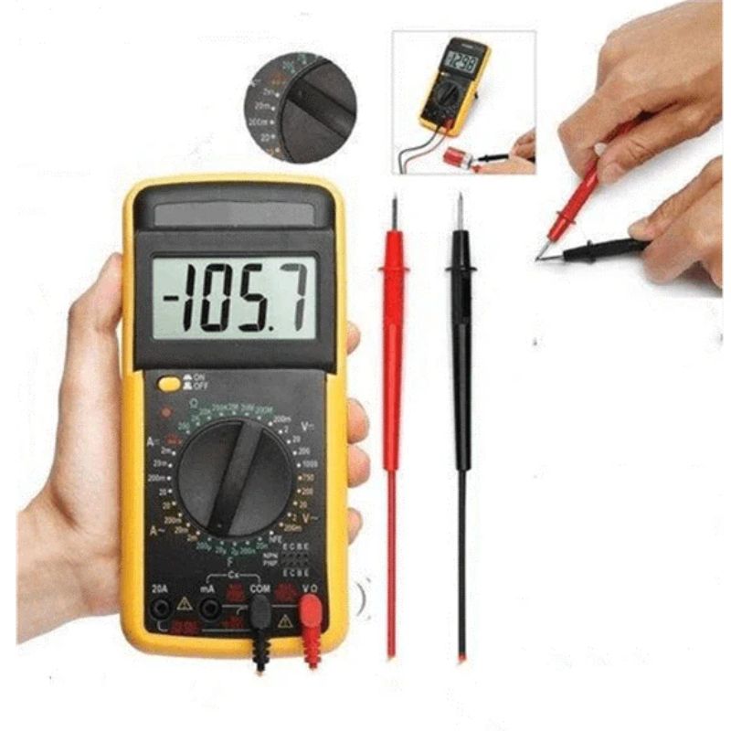 Andowl QY-9205A Digital Multimeter | High-Precision Voltage - Image 4