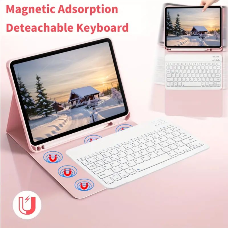 Smart Keyboard Case for iPad 7, 8, 9 Gen 10.5" – Slim & Durable - Image 3