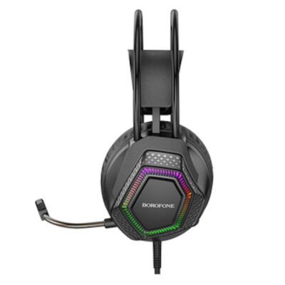 BOROFONE Thunder Black Headphones – Powerful Sound & Comfort