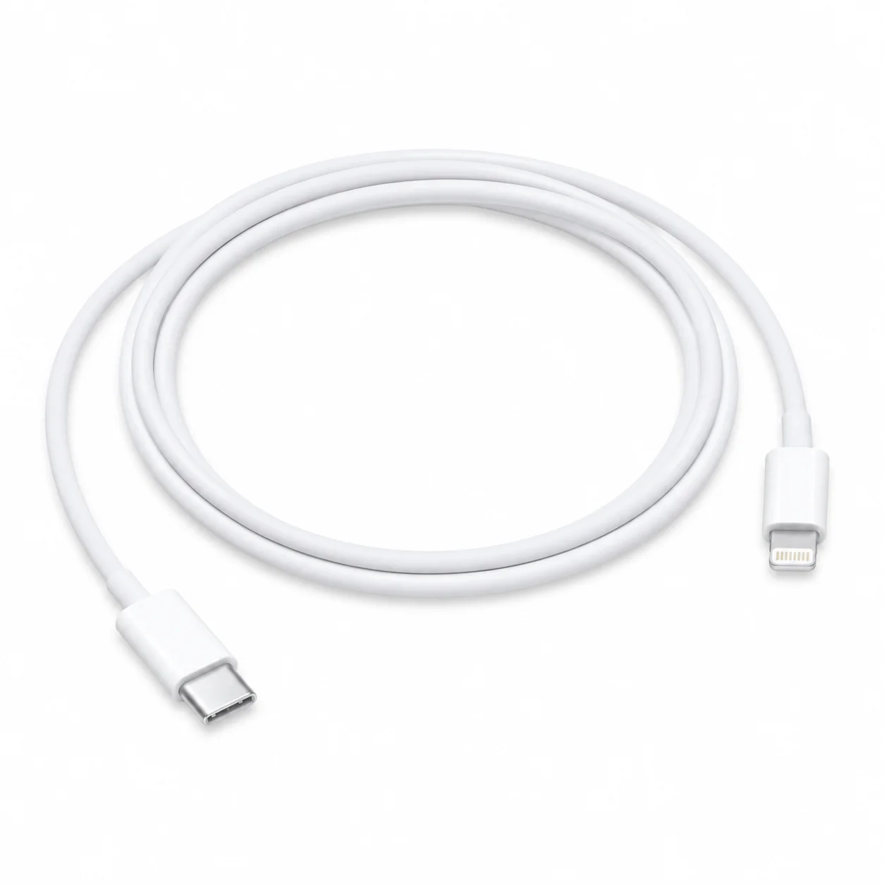USB-C to Lightning Charging Cable – White - Image 2