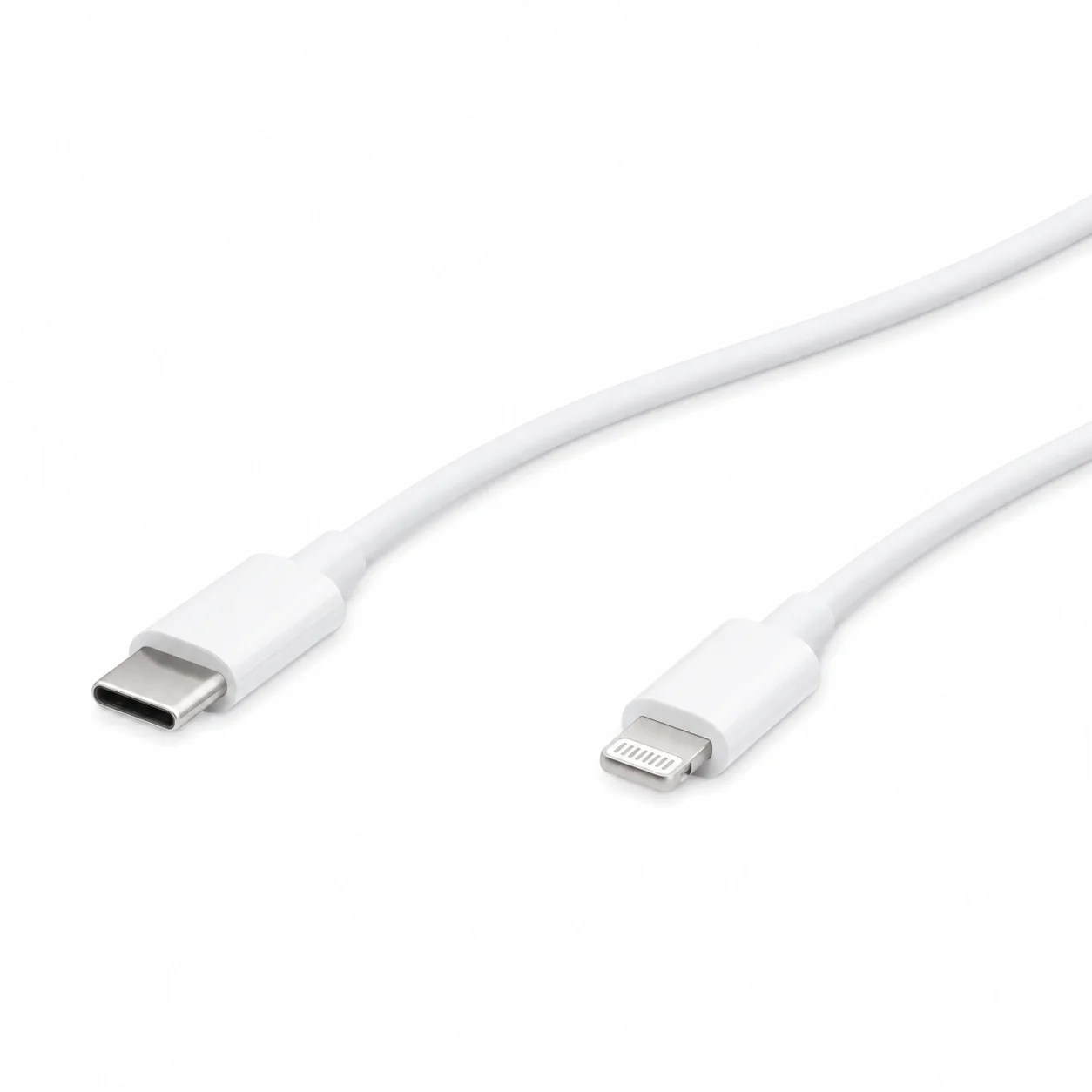 USB-C to Lightning Charging Cable – White - Image 4
