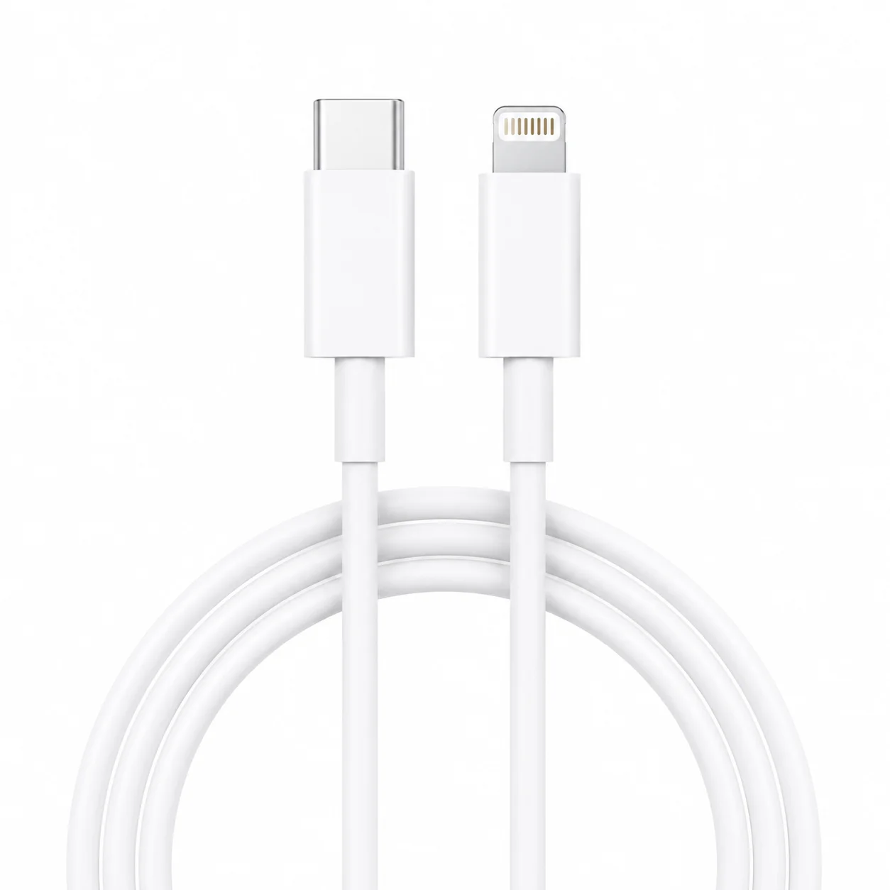 USB-C to Lightning Charging Cable – White - Image 3